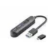Usb Type-c 3.2 Gen1 Hub 3 Port 5 Gbps Siyah U35G05