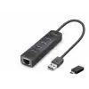 Usb Type-c 3.2 Gen1 Hub Ethernet Gigabit 4 Port Siyah RJ4503