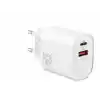Usb Type-c Çift Çıkışlı Hızlı Şarj Adaptörü 45W Beyaz ND1013