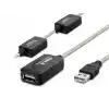 Usb Uzatma Kablosu 30 M - Silver Siyah HDX7525