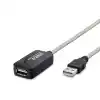 USB Uzatma Kablosu 5 m - Silver Siyah HDX7514