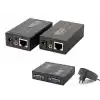 Vga + Ses Rj45 Extender Seti 100 M - Siyah HDX1318