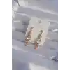XUPİNG Rose Renk Zirkon Taşlı Geometrik Sallantılı Küpe