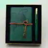 Yeşil Renk Defter Kalem Kutulu Set