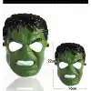 Yeşil Renk Süper Kahraman Dev Adam Hulk Maskesi