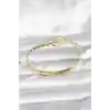 Yılan Model Pirinç Gold Renk Kadın Kelepçe Bileklik