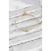Yonca Model Gold Renk Kadın Bileklik