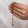 Yuvarlak Kesim Açık Renk Kuka Tesbih