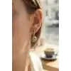 Zirkon Taşlı Nazar Model Kadın Küpe