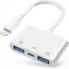 ZR540 2 Usb 1 Lightning Camera Adapter