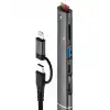 ZR563 Lightning Type-C 5 İn 1 Usb Hub Card Reader