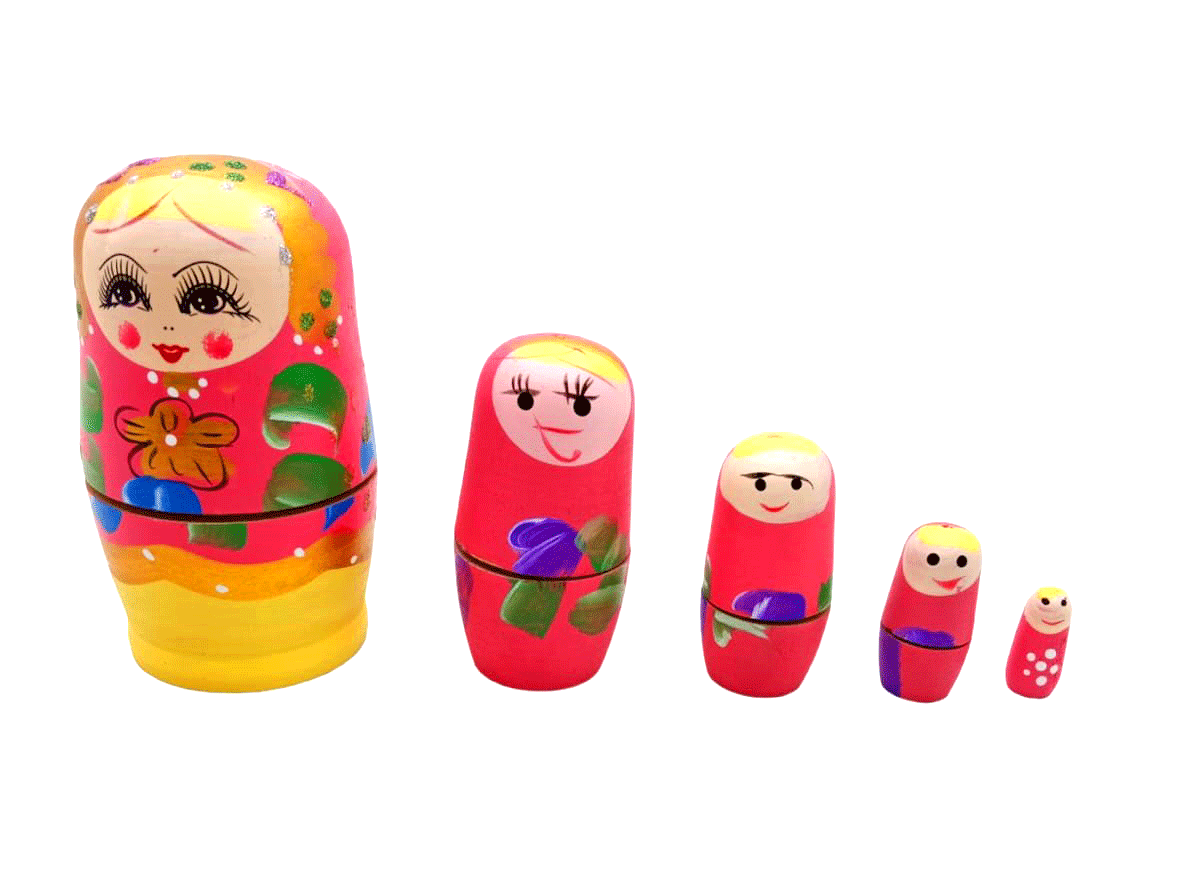 MATRUŞKA 5Lİ AHŞAP (5069)