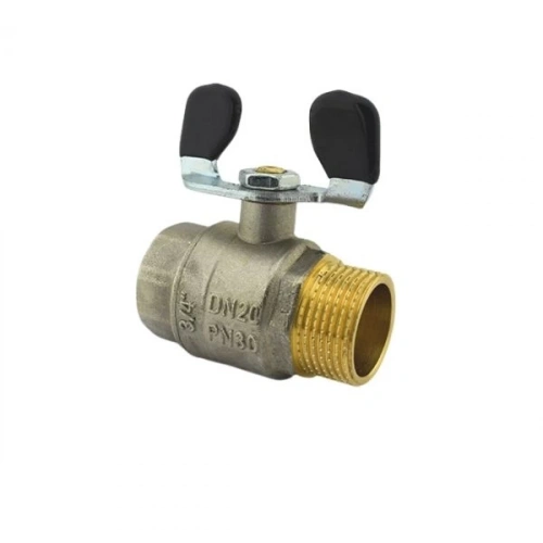 PN10 F-M Küresel Vana İç- Dış Dişli Kelebek Kollu