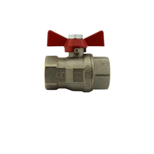 PN25 F-F Küresel Vana Kelebek Kollu İç Dişli