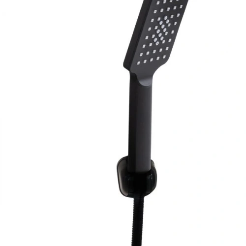 Linda Mafsallı Duş Seti-Siyah