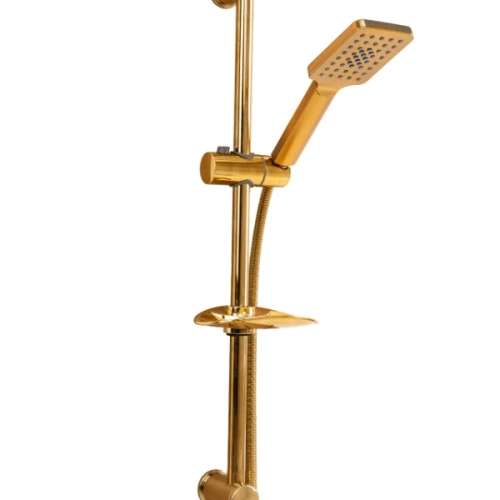Linda Sürgülü Duş Seti-Altın