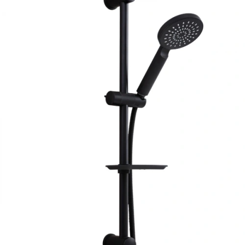 Selena Sürgülü Duş Seti-Siyah