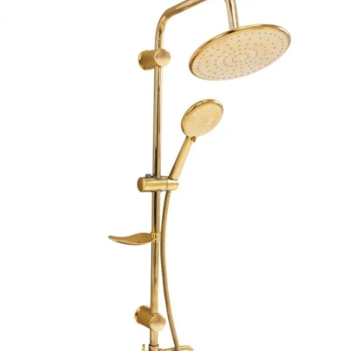 Selena Yağmur Duş Seti-Altın