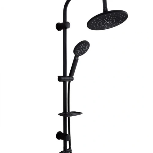 Selena Yağmur Duş Seti-Siyah