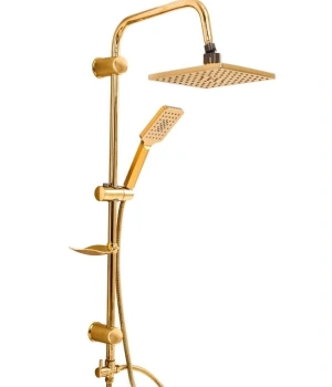 Arena Yağmur Duş Seti-Altın