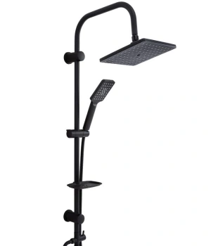 Arena Yağmur Duş Seti-Siyah