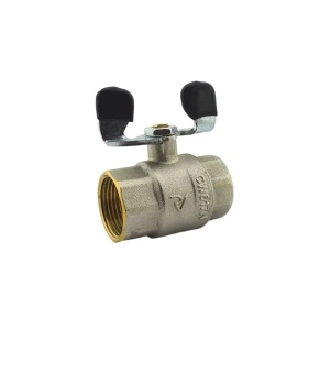 PN10 F-F Küresel Vana İç Dişli Kelebek Kollu