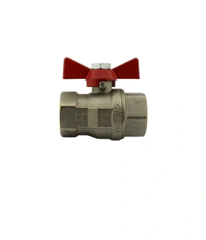 PN25 F-F Küresel Vana Kelebek Kollu İç Dişli