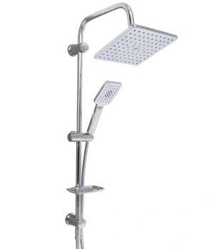 Linda Yağmur Duş Seti - Krom