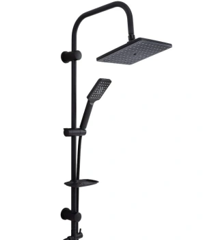 Linda Yağmur Duş Seti-Siyah