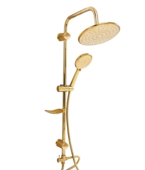 Selena Yağmur Duş Seti-Altın