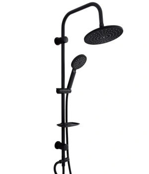 Venera Yağmur Duş Seti-Siyah