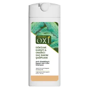 OXİ NATURAL DÖKÜLME KARŞITI YAĞLI SAÇ ŞAMPUANI 300 ML.
