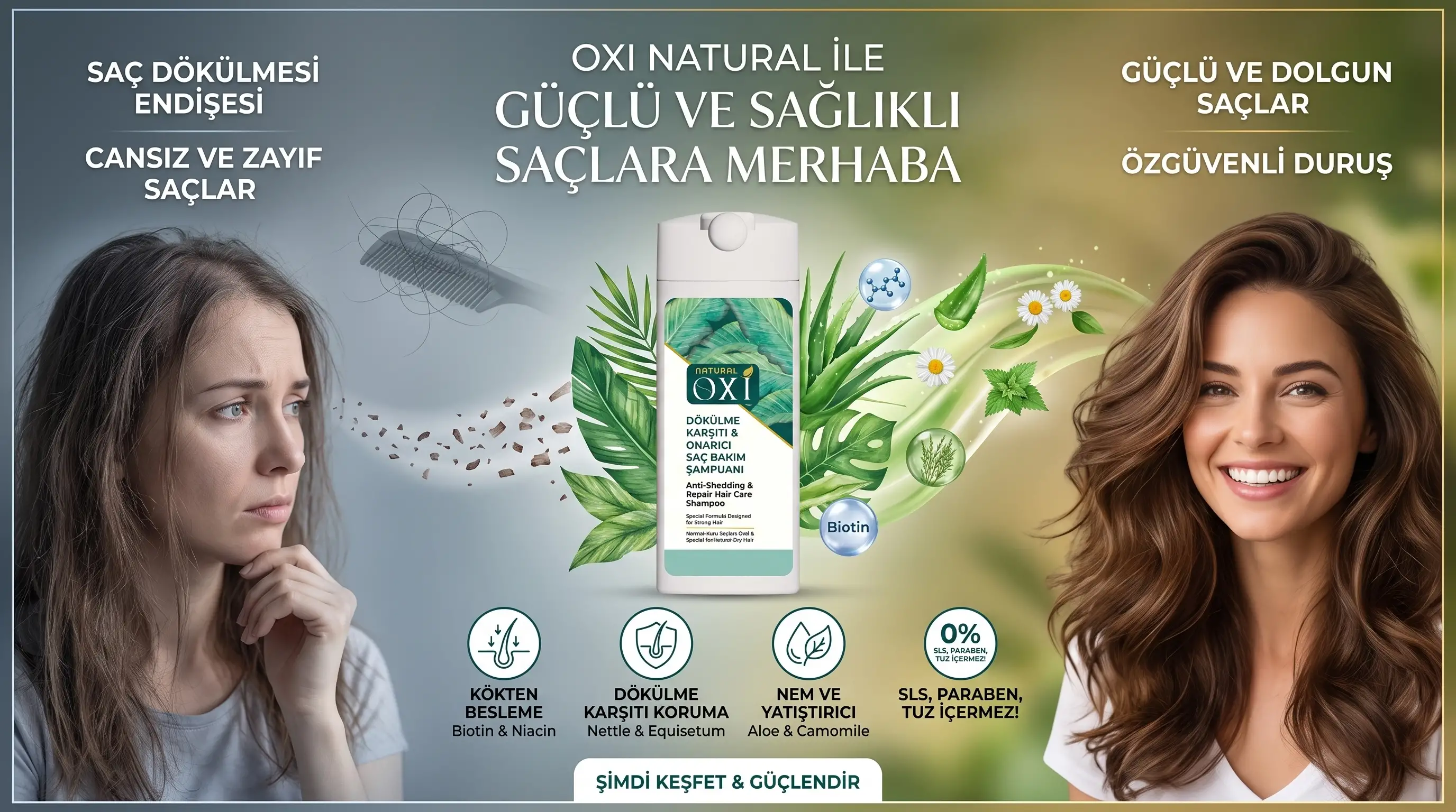 Doğal İçerikli Normal Saç Şampuanı
