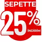 SEPETTE %25 İNDİRİM