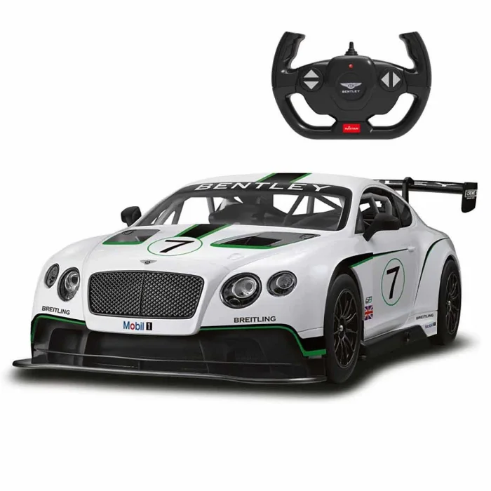 1:14 Uzaktan Kumandalı Bentley Continental GT3 Araba 34 cm