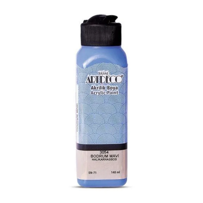 Artdeco akrilik boya 140 ml. Bodrum mavi 3054