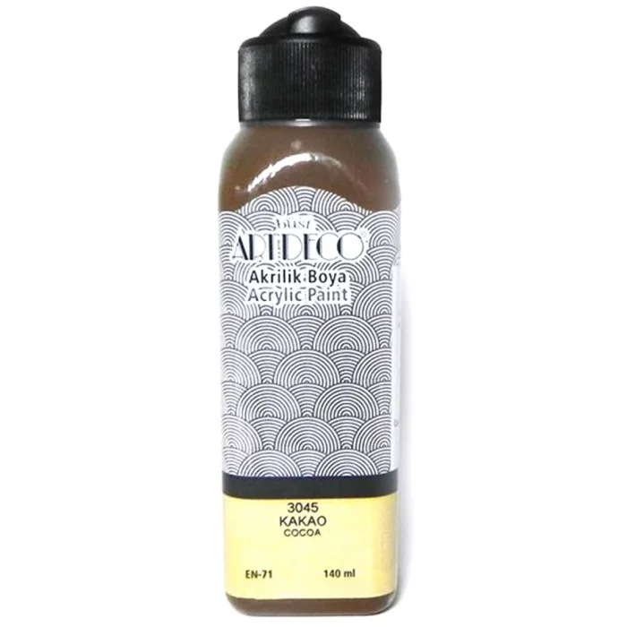 Artdeco akrilik boya 140 ml. kakao 3045