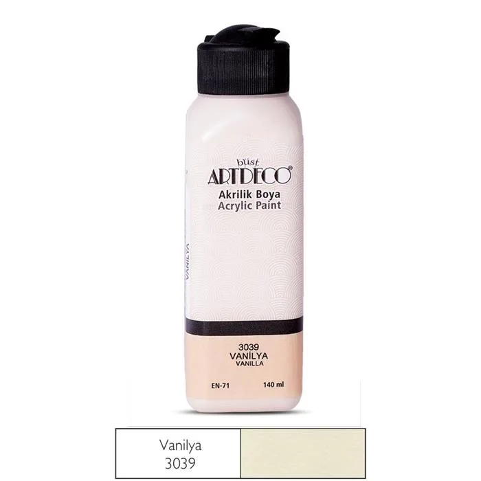 Artdeco akrilik boya 140 ml. vanilya 3039