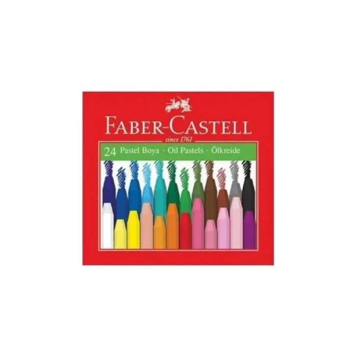 Faber Castell Karton Kutu Pastel Boya 24 Renk