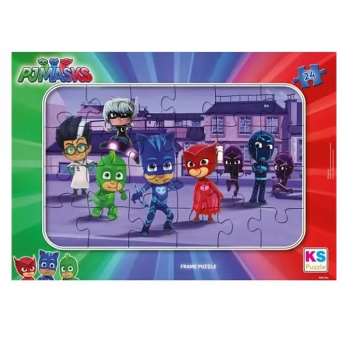 Frame Puzzle 24x34 cm Pjmasks 24 Parça