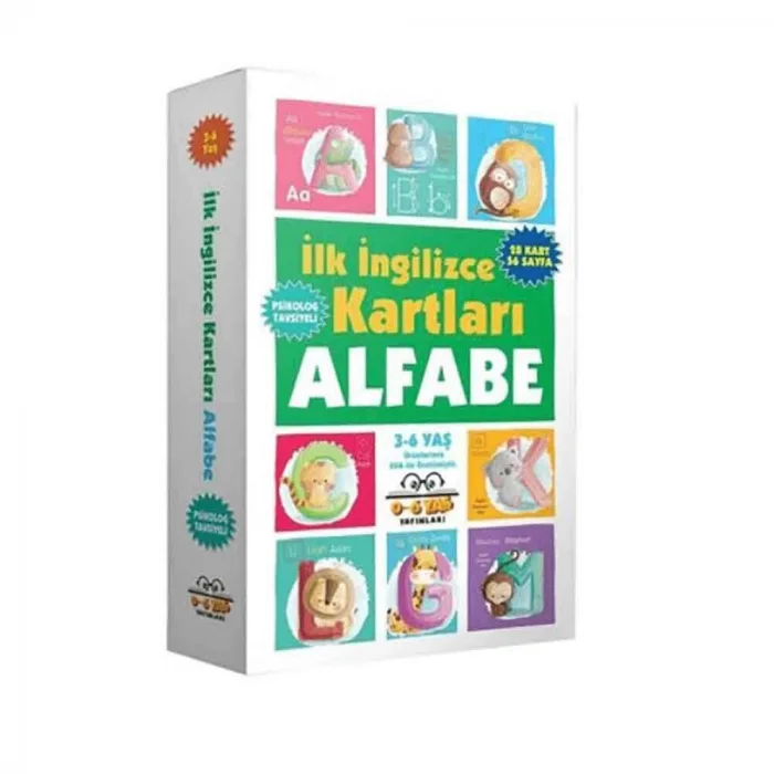 İLK İNGİLİCE KARTLARI ALFABE 3-6 YAŞ