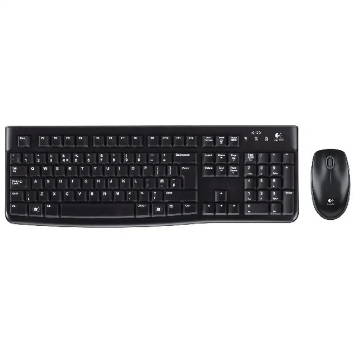 LOGITECH MK120 USB Kablolu Tam Boyutlu Türkçe Q Klavye Mouse Seti - Siyah