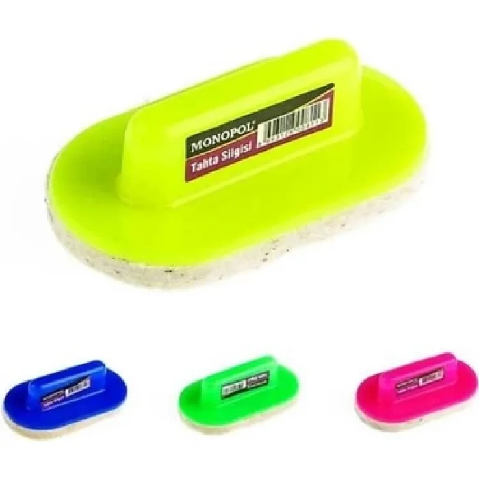 Monopol Plastik Saplı Tahta Silgisi 1402