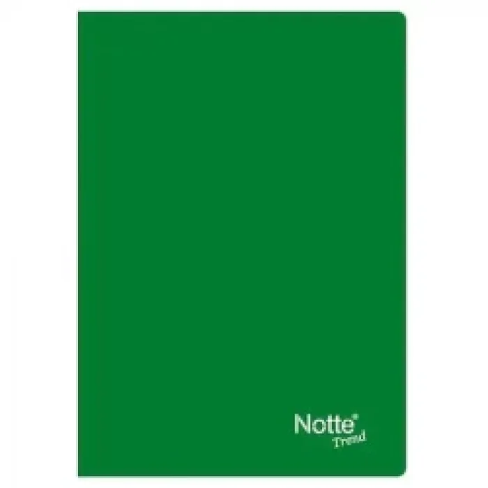 Notte PP Kapak Zımbalı Trend A4 Defter 40 Yp. Çizgili