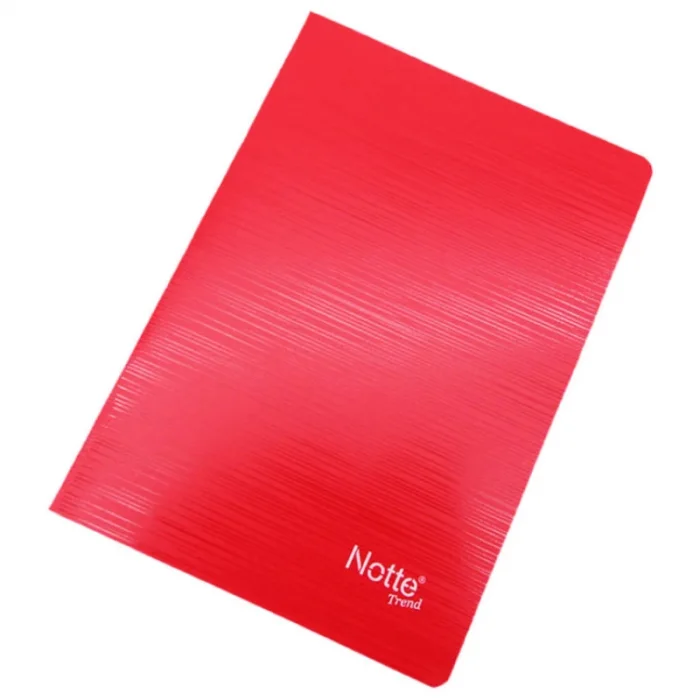 Notte PP Kapak Zımbalı Trend A5 Defter 40yp Çizgili