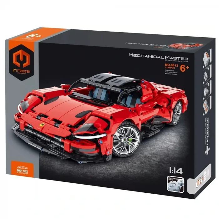 Sunman Oyuncak Süper Araba Kırmızı 1131 Parça ...