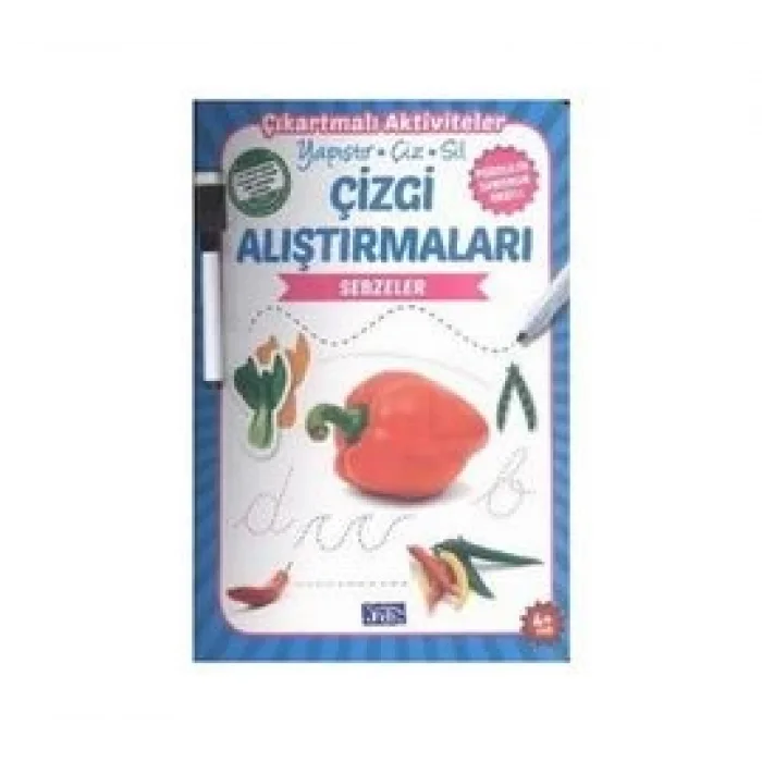 YAPIŞTIR ÇİZ SİL ÇİZGİ ARAŞTIRMALARI SEBZELER