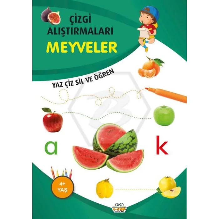 YAZ ÇİZ SİL MEYVELER