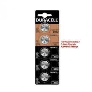 Duracell 3v Düğme Pil 2032 - (Tekli) Cömert Kırtasiye