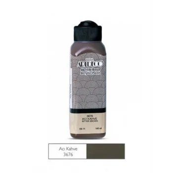 Artdeco akrilik boya 140 ml. Acı kahve 3676